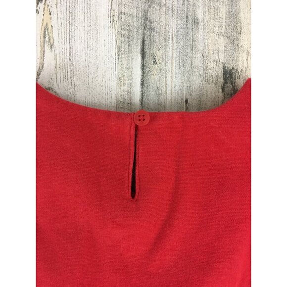 Gymboree Olivia Pig Red Dress Black Bow Short Sleeve Halloween Costume Girls 6 - Picture 13 of 13